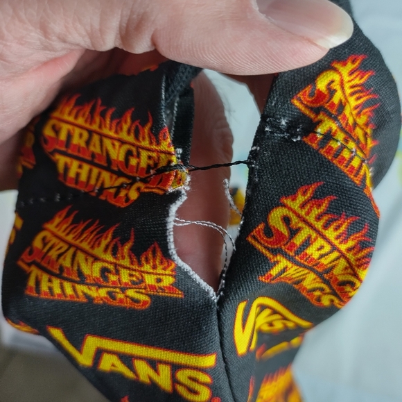 VANS X Stranger Things Bag Cinched Drawstring Canvas Shoe Pouch Skateboarding - Picture 11 of 16